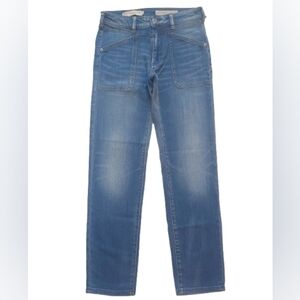 Pilcro and the Letterpress Anthropologie Slim Boyfriend Jeans Patch Pocket SZ:25